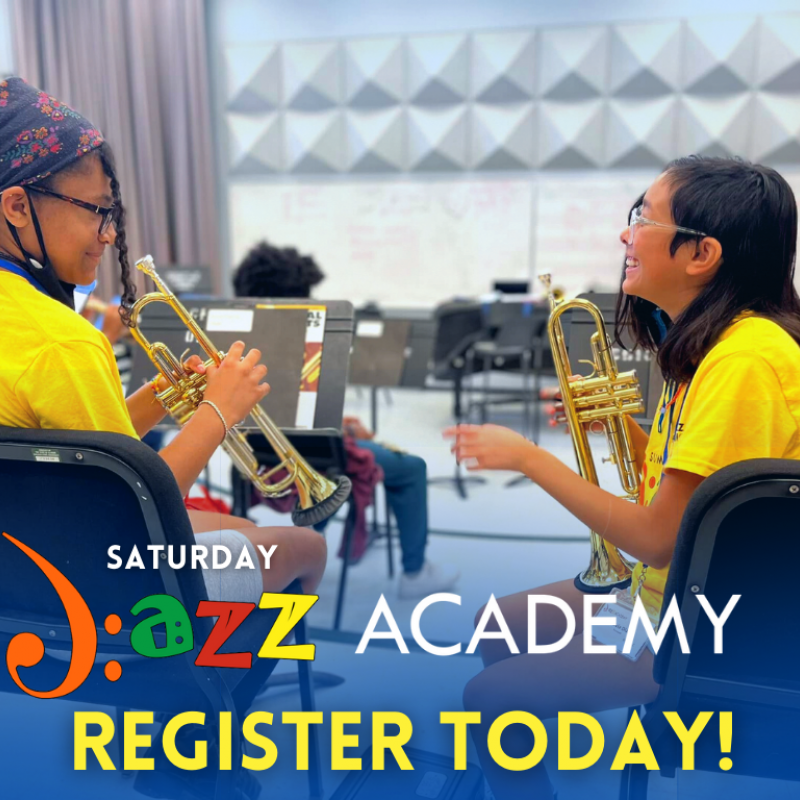 Saturday Jazz Academy  September 23, 2023 - May 11, 2024